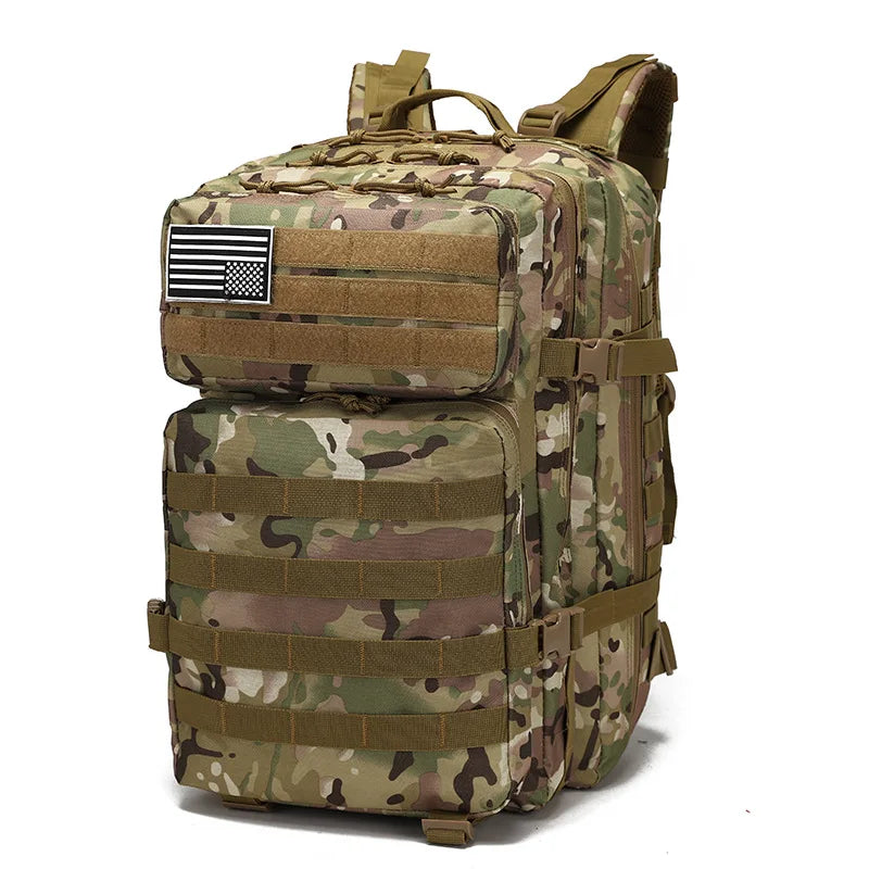 50L sac à dos tactique hommes voyage grande capacité sacs à dos hommes imperméable Sports de plein air sacs multifonctionnels