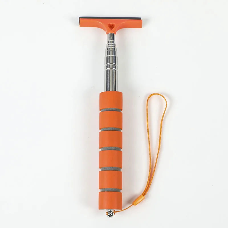 Outil de nettoyage d'essuie-glace de rétroviseur de voiture, nettoyeur de brouillard de verre automobile, grattoir, accessoires de voiture, brosse de nettoyage de vitres télescopique