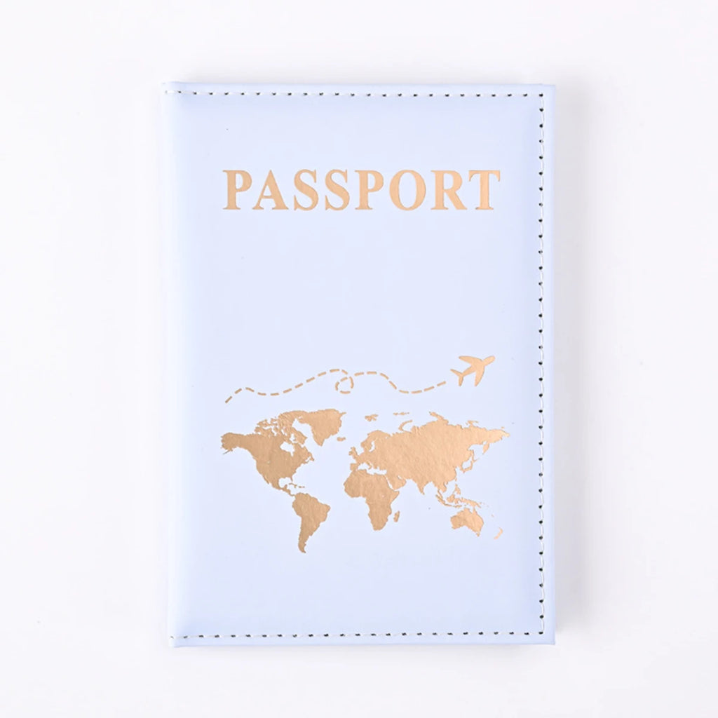 Slim Passport Holder Cove Map PU Passport Holder Travel Essential Cruise Must Have Passport Holders Portable for All Country