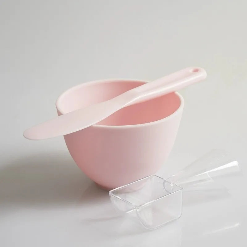 Ensemble de bols à mélanger masques faciaux, kit d'outils de soins du visage, masque en silicone, brosse, applicateur visage, mesure à spatule, cuillère de produits de beauté