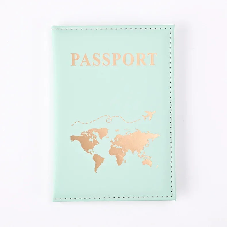 Mode Femmes Voyage Passeport Housse Étui ID Crédit Porte-Carte Accessoires De Voyage Carte Passeport Portefeuille Billet De Protection