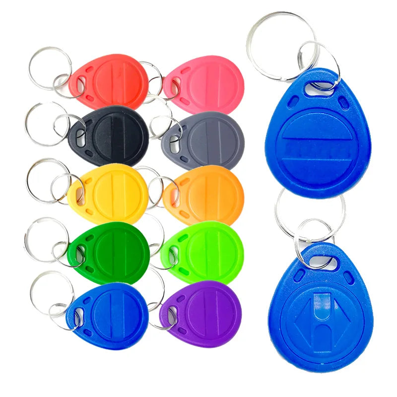10 pièces EM4305 T5577 125KHz RFID étiquette réinscriptible porte-clés cartes de copie porte-clés inscriptibles écrire des étiquettes pour carte de copie