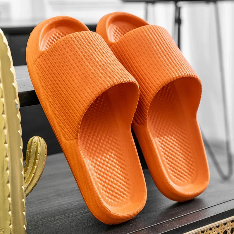 Soft Sole Massage Shower Shoes for Women Men Couples Waterproof Non-slip Home Leisure Fashion Bathroom Slippers