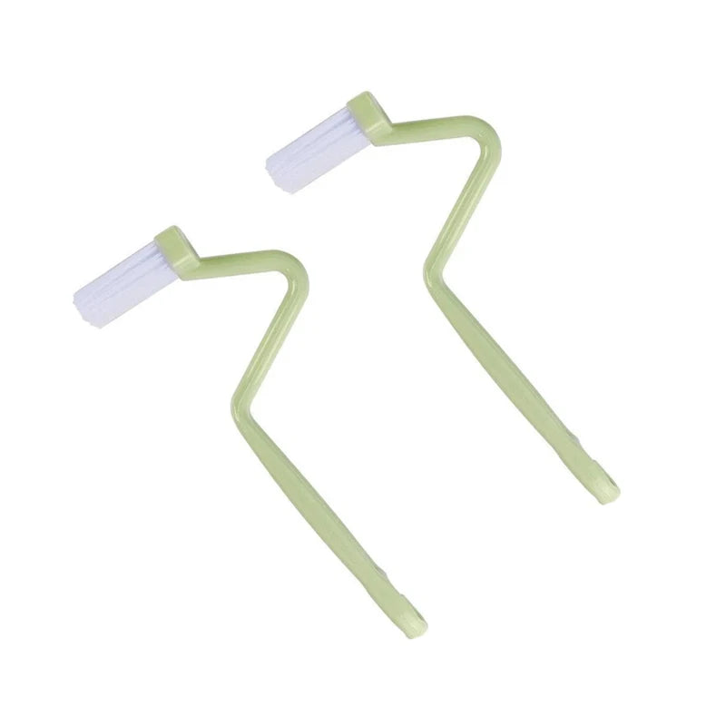 Brosse de toilette incurvée à long manche (1/2/3 pièces) - Outils de nettoyage en profondeur pour la maison et la salle de bain