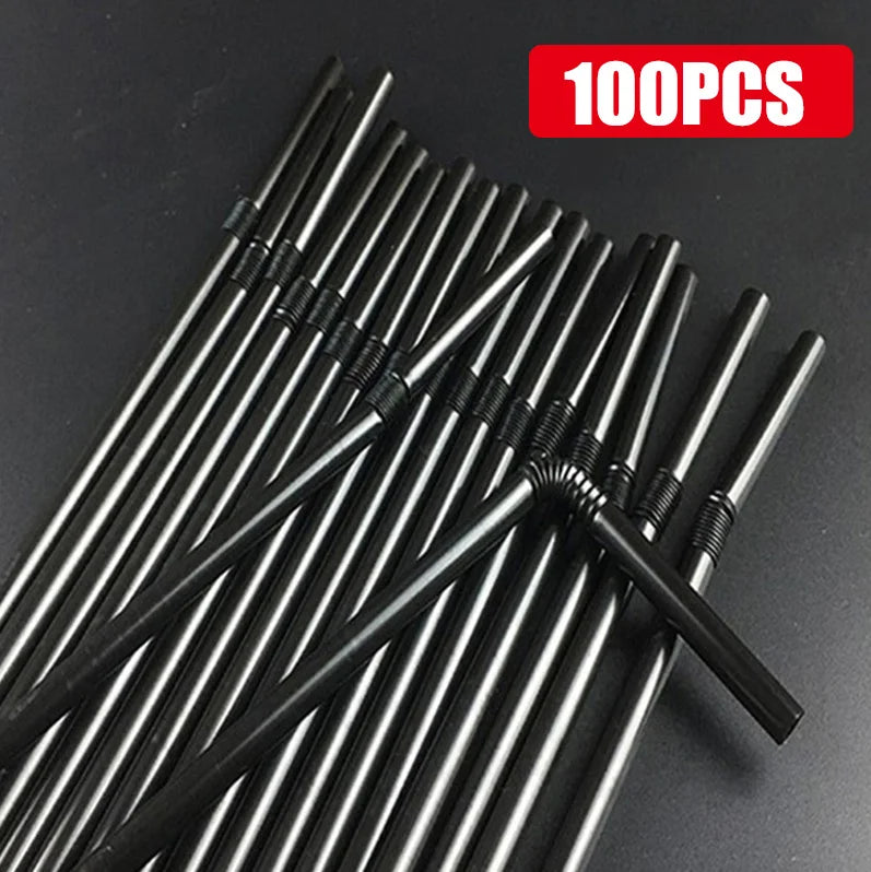 50-1000 pièces paille multicolore boire des pailles d'art pour les fournitures de fête de mariage boisson cuisine Cocktail paille à boire