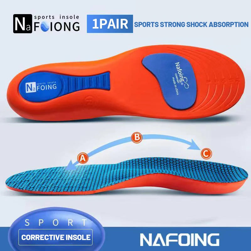 Semelles orthopédiques de Sport pour pieds hommes femmes EVA respirant chaussures d'absorption des chocs semelle intérieure pour la course à pied basket-ball Sport coussinets de soins