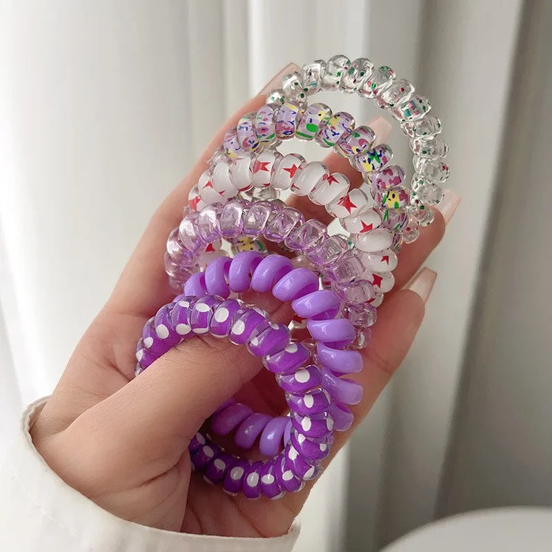 Clearance_200PCS Women Girls Colorful Nylon Elastic Hair Bands Ponytail Hold Small Hair Tie Rubber Bands Scrunchie Hair Accessor