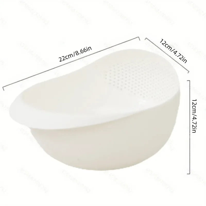 1 panier égouttoir à riz, filtre à riz, passoire pour égouttage de fruits et légumes, ustensiles de cuisine, petit outil multifonction