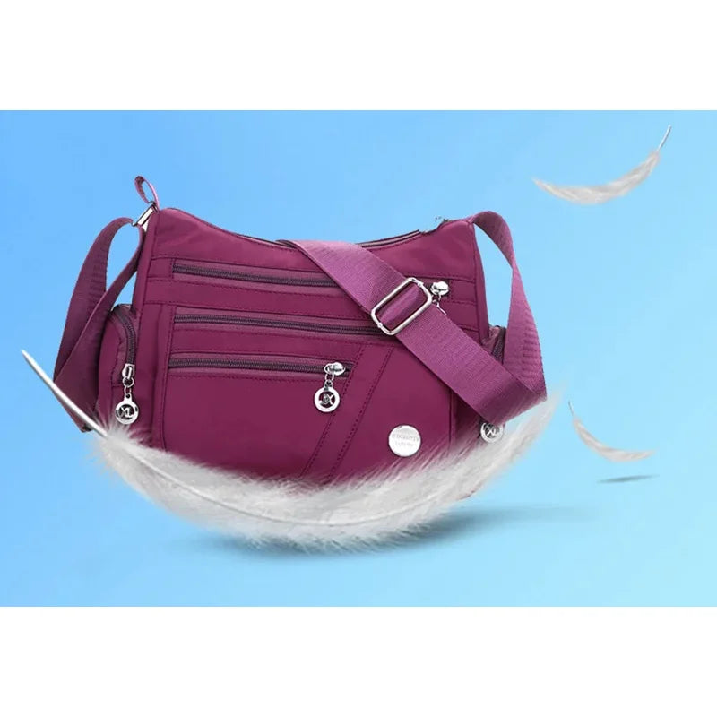 Sac à bandoulière décontracté de grande capacité pour femmes, sac à bandoulière étanche multifonctionnel, sac à main de shopping
