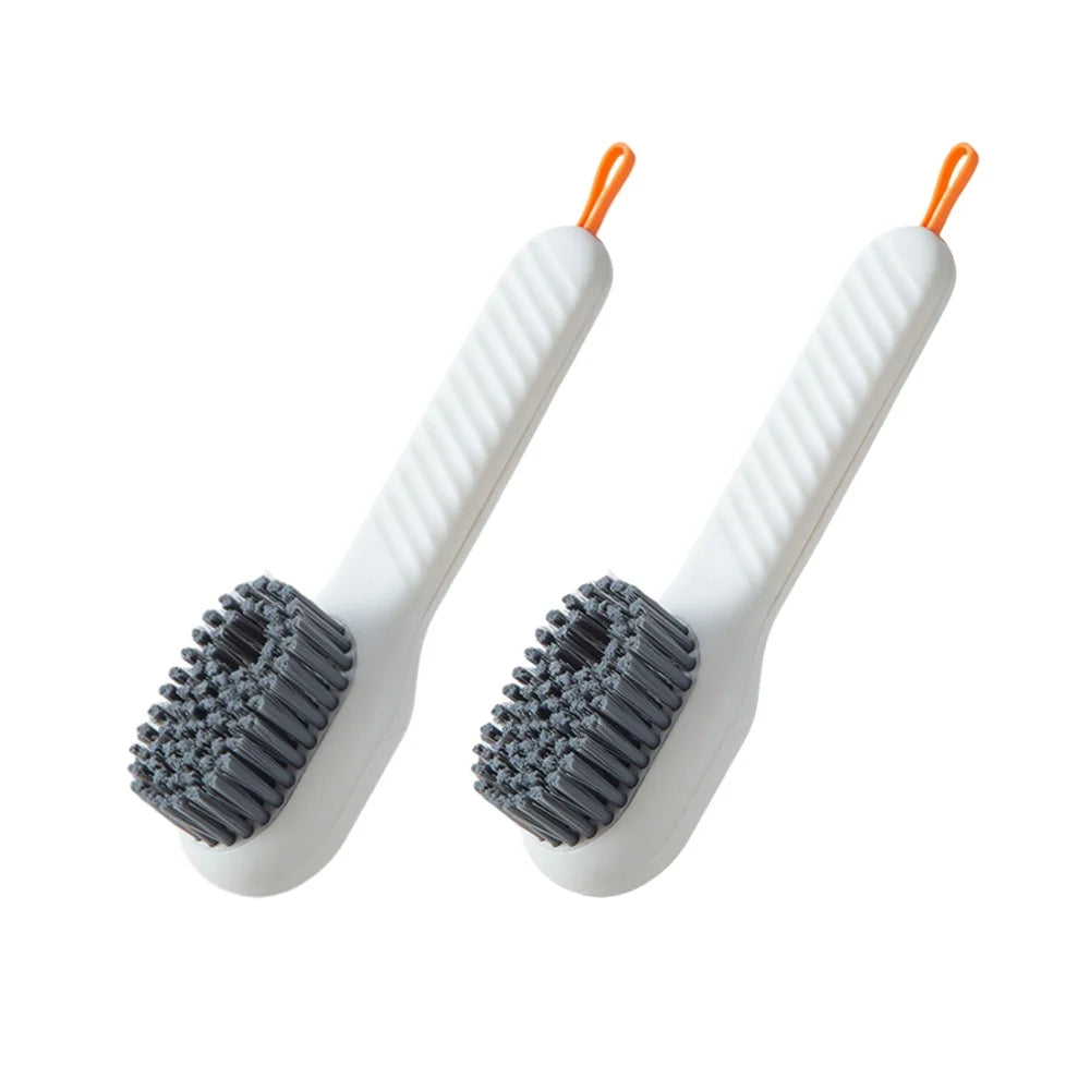 Cleaning Brush Soft Bristled Liquid Shoe Brush Long Handle Brush Clothes Brush Shoe Clothing Board Brush Household Cleaning Tool