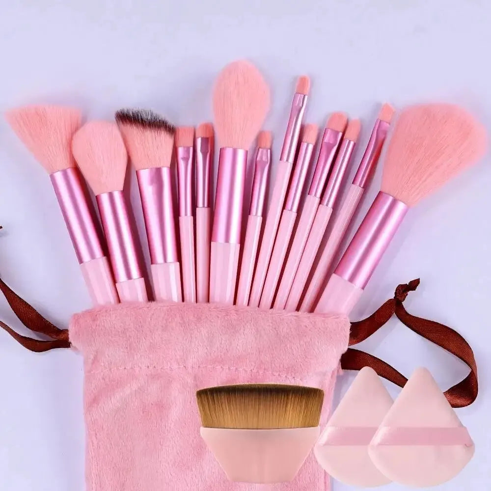 Ensemble de pinceaux de maquillage professionnels, doux et moelleux, pour fond de teint, poudre, fard à paupières, mélange Kabuki, outil de beauté