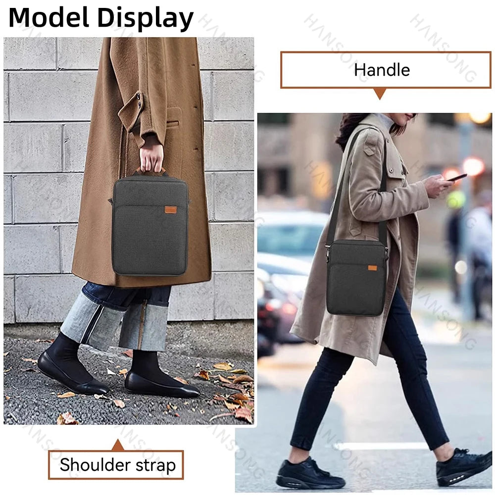 Étui pour tablette compatible avec Samsung Galaxy Tab S6 Lite, Galaxy Tab S7, iPad Pro 11, iPad 9.7 et tablettes de 9 à 11 pouces : sacoche de transport et étui de rangement