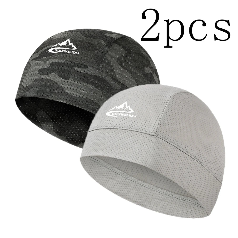 Bonnet rafraîchissant doublé de casque, respirant et évacuant la transpiration, idéal pour le cyclisme, la course à pied et la randonnée. Confortable et à séchage rapide
