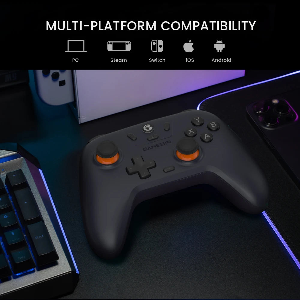 GameSir T4 Nova Lite contrôleur de commutateur effet Hall manette pour Nintendo Switch iPhone Android téléphone portable Windows PC Steam