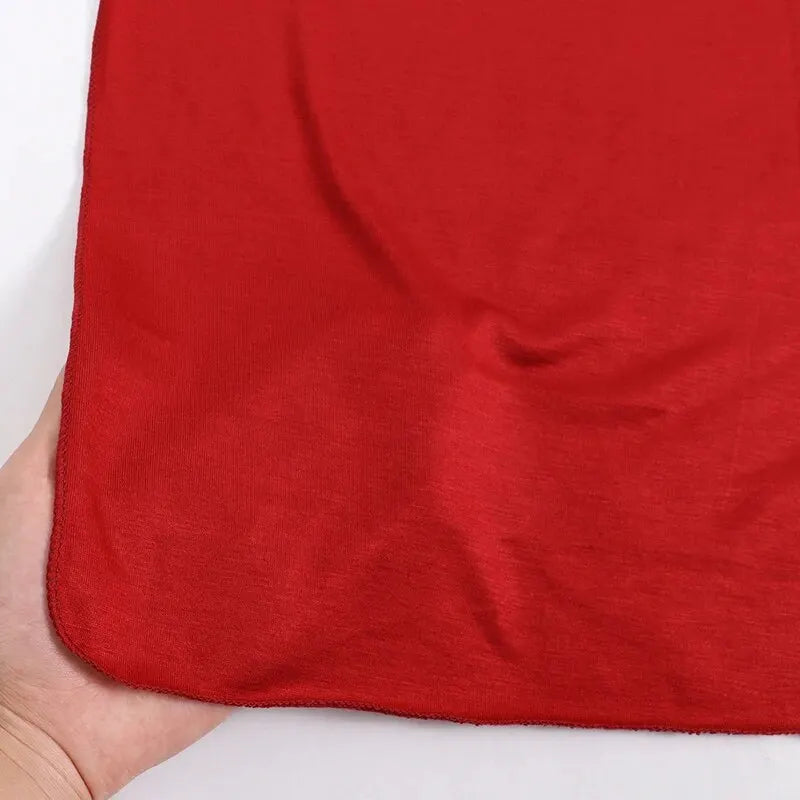 Écharpe Hijab en Jersey de coton Modal, châle musulman Long, Turban doux uni, bandeau pour femmes, bandeau africain 170x60cm