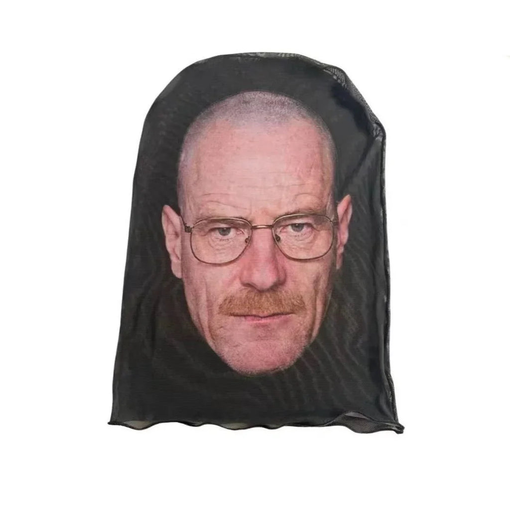 Masque Kanye imprimé en 3D pour cosplay, masque intégral en maille extensible pour hommes et femmes, déguisement de rôle, cagoule tendance pour Halloween