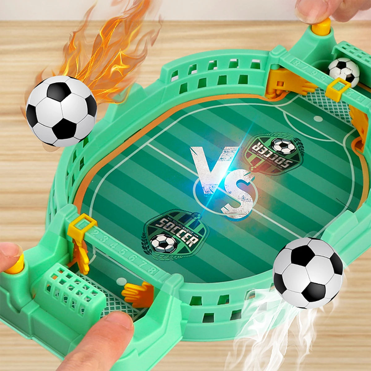 Mini baby-foot interactif de table, jeu de compétition de football, catapulte de bureau pour toute la famille