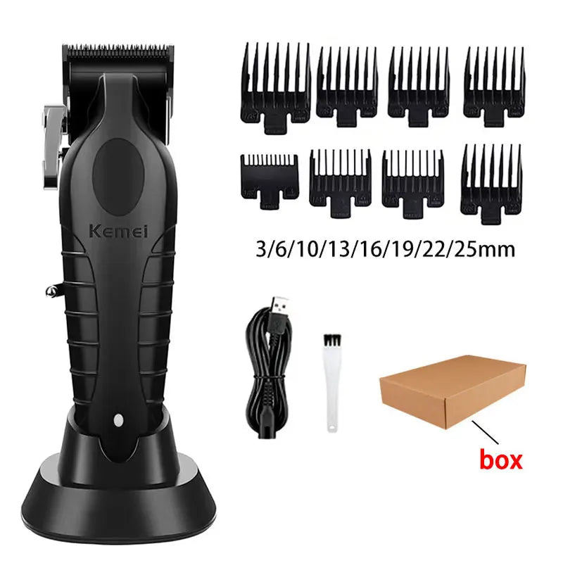 Kemei KM-2296 KM-2299 KM-1102 Kit de tondeuse à cheveux rasoir électrique pour hommes tondeuse à cheveux Machine professionnelle pour couper les cheveux