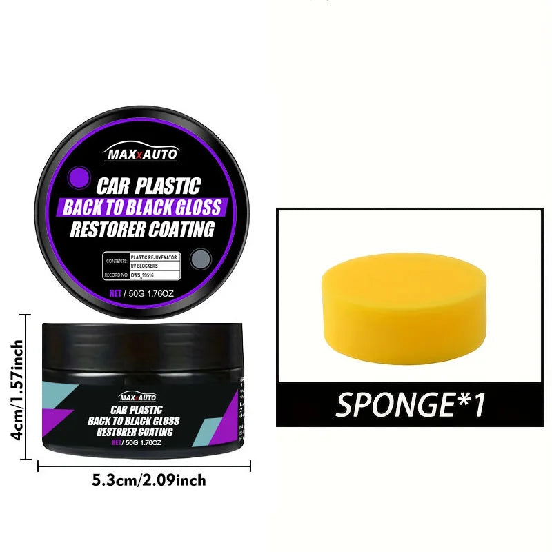 Auto Universal Leather and Plastic Repair Polishing Wax Car interior reconditioning cream for leather/plastic/rubber care