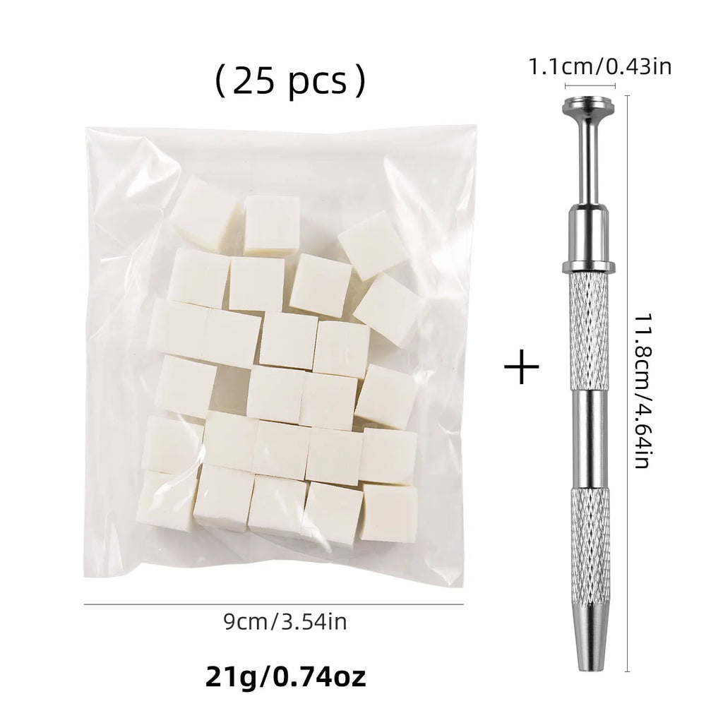 50/25 pièces Ensemble D'éponge D'art D'ongle Manucure BRICOLAGE Créatif Éponge À Ongles Pince Outil Éponge Dégradé Outils D'art D'ongle Accessoires De Manucure