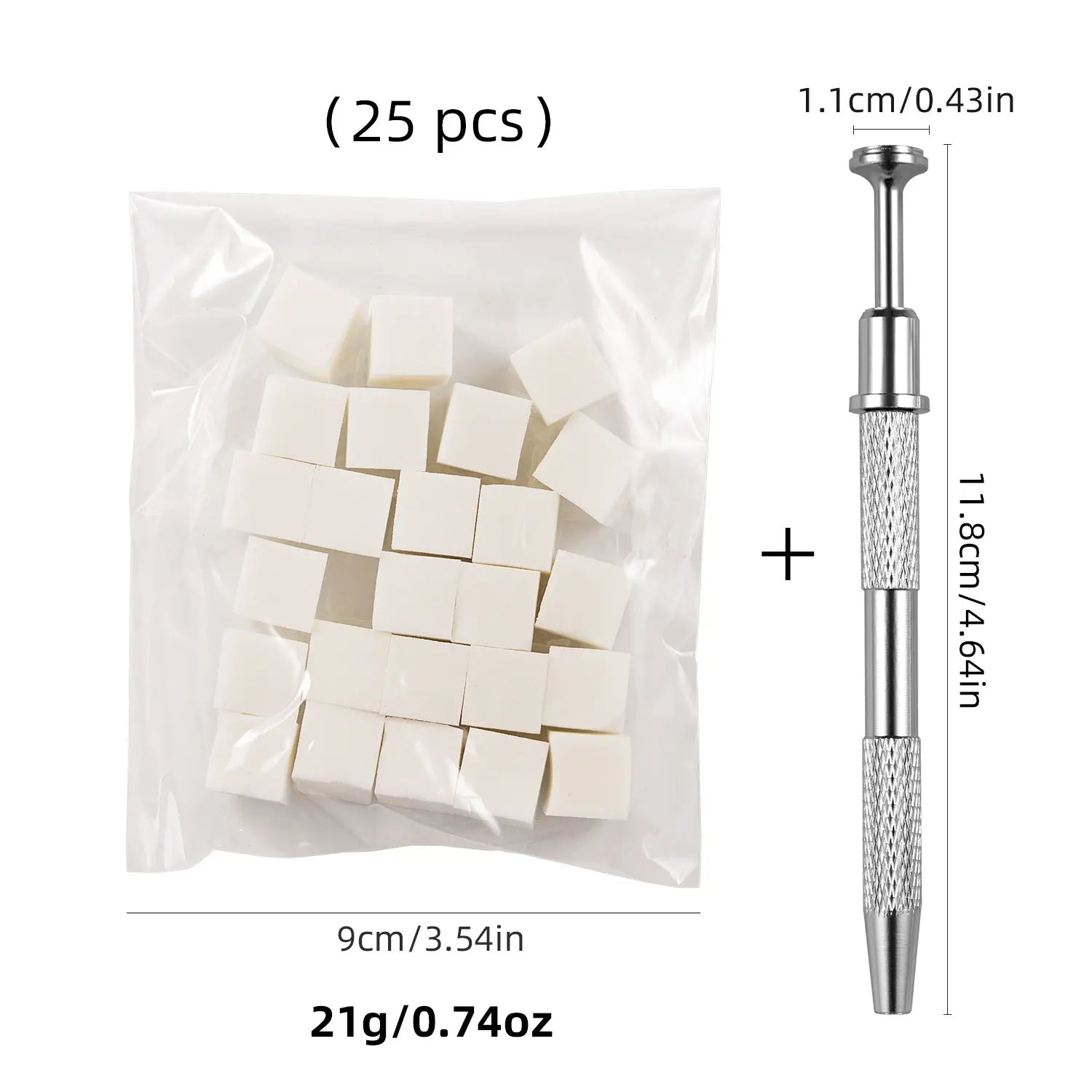 50/25 pièces Ensemble D'éponge D'art D'ongle Manucure BRICOLAGE Créatif Éponge À Ongles Pince Outil Éponge Dégradé Outils D'art D'ongle Accessoires De Manucure