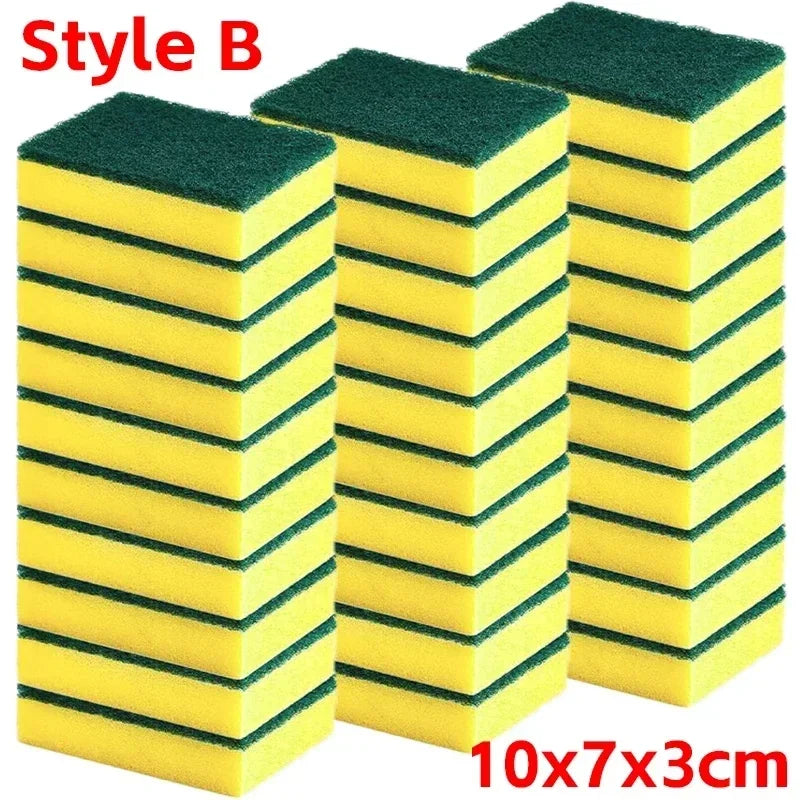 Éponge magique double face très absorbante, pot de nettoyage, éponge antirouille, brosse de nettoyage, outil de nettoyage de cuisine