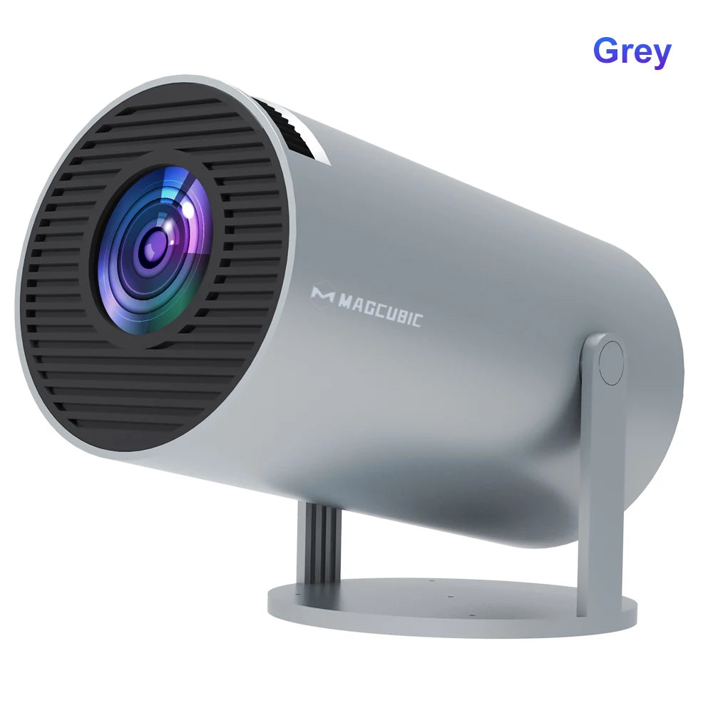 Projecteur Magcubic Android 14 8K 1280*720P HY300 Pro + Double Wi-Fi 290 ANSI 180° flexible BT5.0 Projecteur portable cinéma extérieur