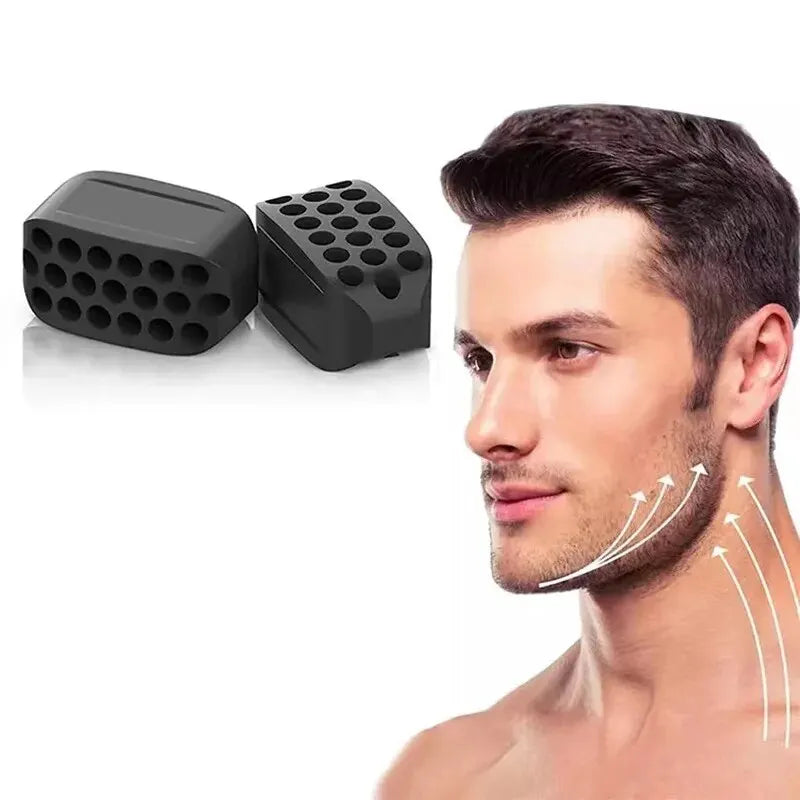 Jaw Face and Neck Exerciser Define Your Jawline Slim and Tone Your Face Look Younger and Healthier Helps Reduce Stress