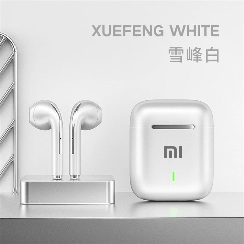 Écouteurs sans fil J18 TWS, écouteurs Bluetooth 5.3 longue durée de lecture, appel vocal avec suppression du bruit, pour les jeux, les affaires et les sports