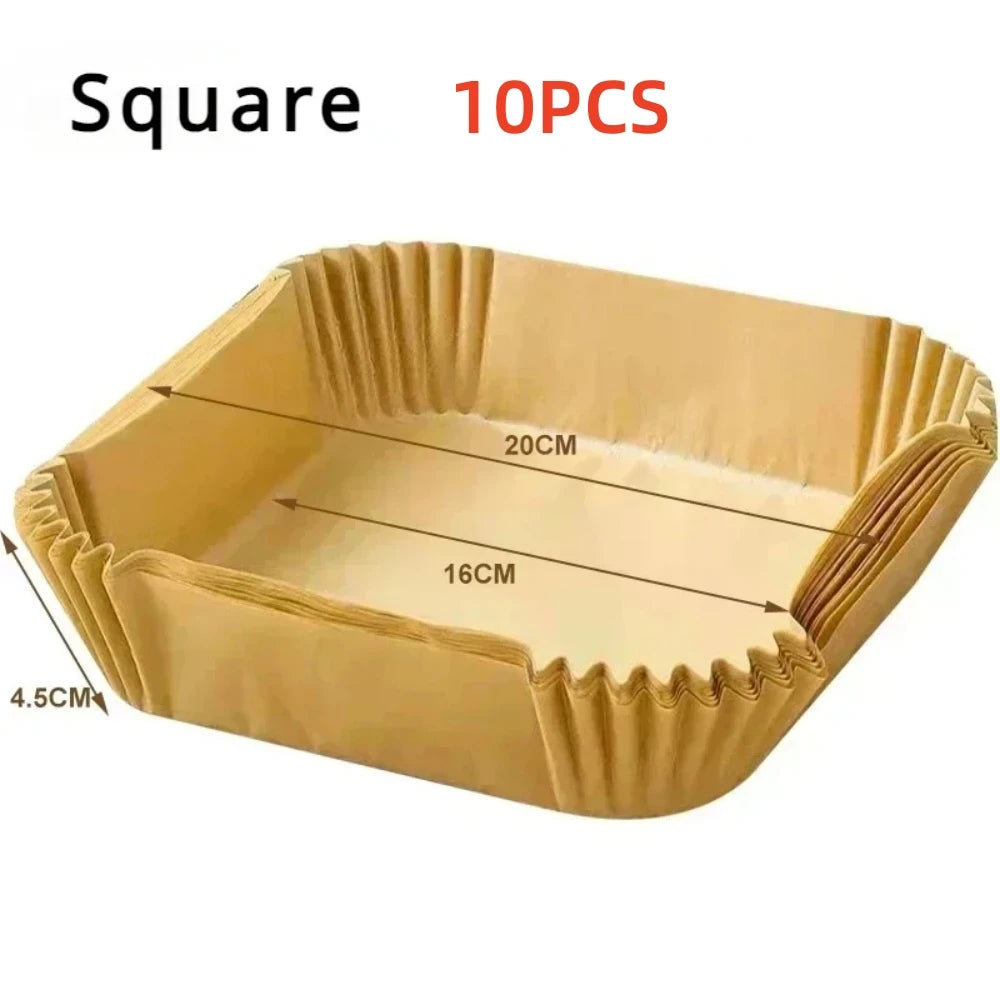 Papier Cuisson, ustensiles de cuisine jetables, moules à pâtisserie carrés et ronds, plaque de barbecue, tampon antiadhésif, accessoires de cuisine