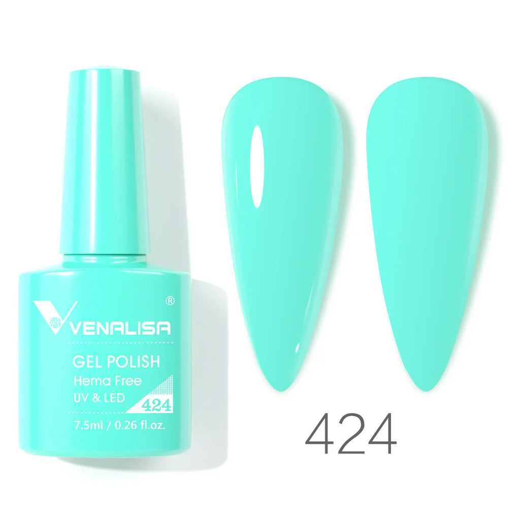 Vernis à ongles gel Venalisa 7,5 ml SANS HEMA, semi-permanent, UV/LED, couvrance totale, texture ultra-douce, manucure sublime