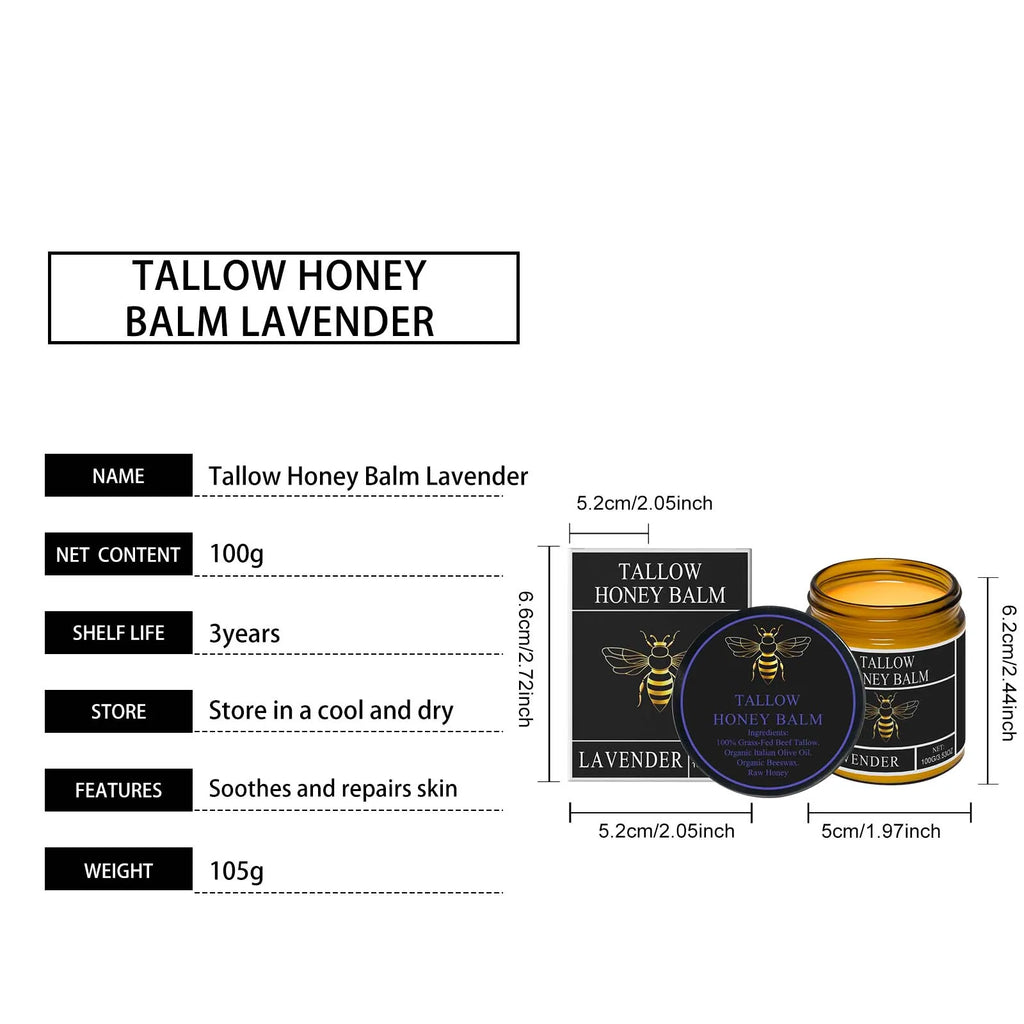 Crème au miel de suif Glow Hydratant Peau Amélioration de l'élasticité Décoloration douce Amélioration de l'opacité Raffermissant Lotion hydratante corporelle