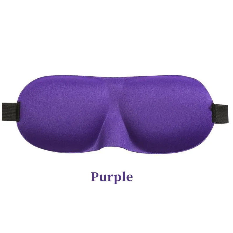Masque pour les yeux de sommeil 3D, aide au repos de voyage, Patch de couverture pour les yeux, masque de sommeil doux, bandeau pour les yeux, masseur relaxant