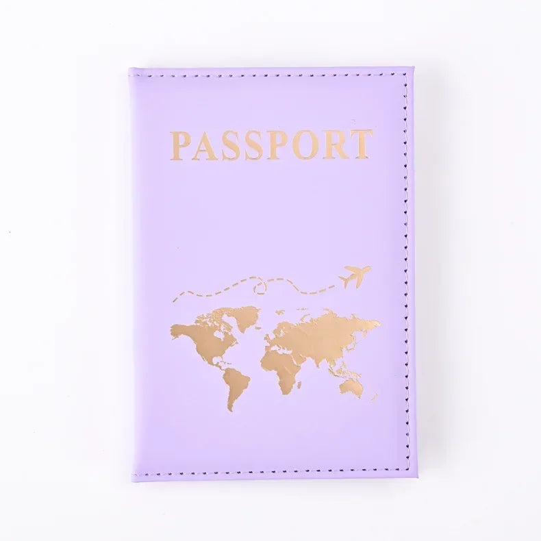 Mode Femmes Voyage Passeport Housse Étui ID Crédit Porte-Carte Accessoires De Voyage Carte Passeport Portefeuille Billet De Protection