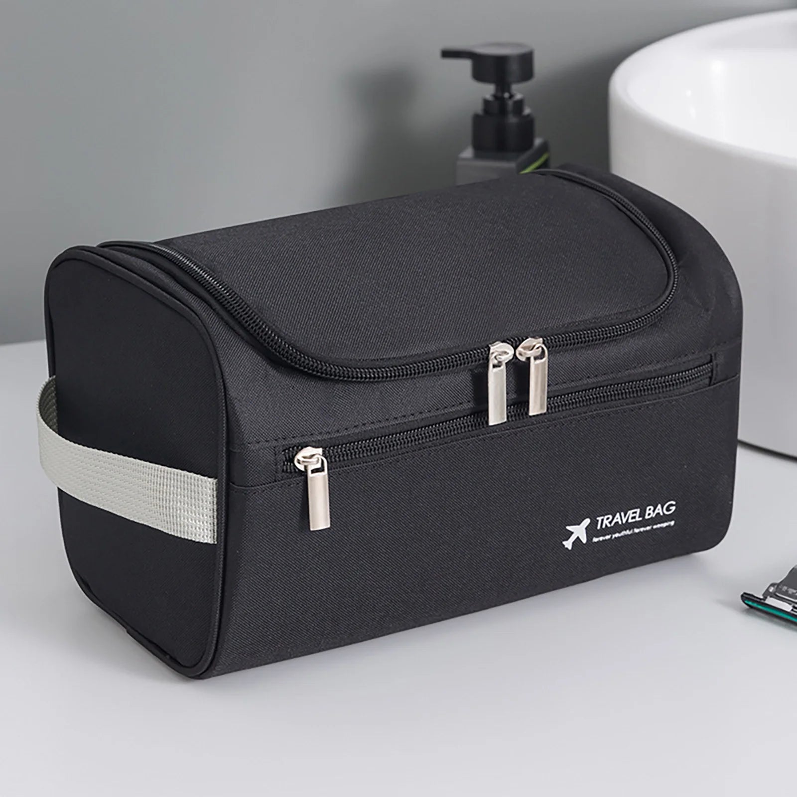 Clearance_Hanging voyage trousse de toilette organisateur et salle de bain hygiène Dopp Kit avec crochet pour accessoires de voyage articles de toilette Bathr
