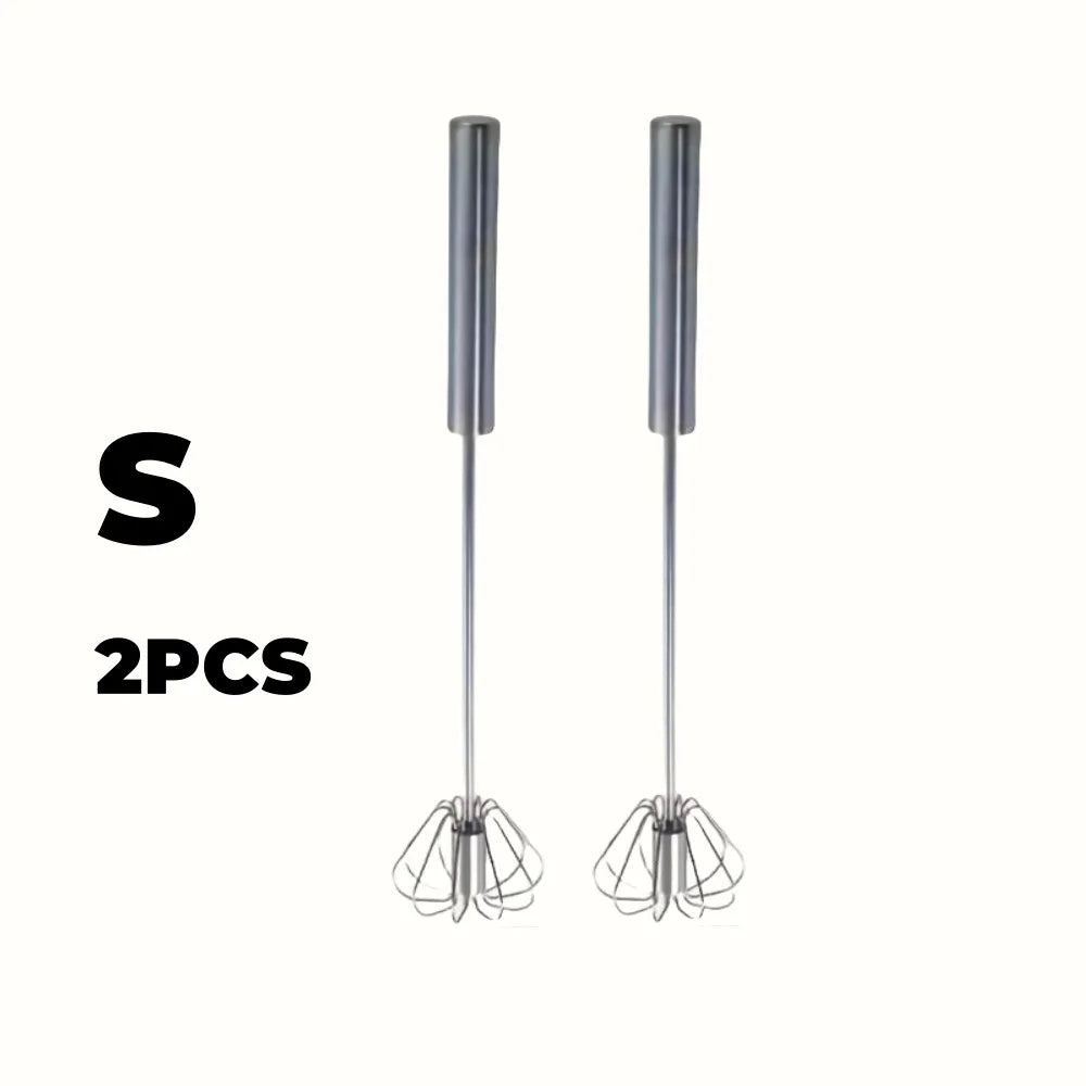 Batteur à œufs en acier inoxydable, mélangeur semi-automatique Durable pour mélanger la crème aux œufs sans effort, remuer et battre pour la cuisson en cuisine