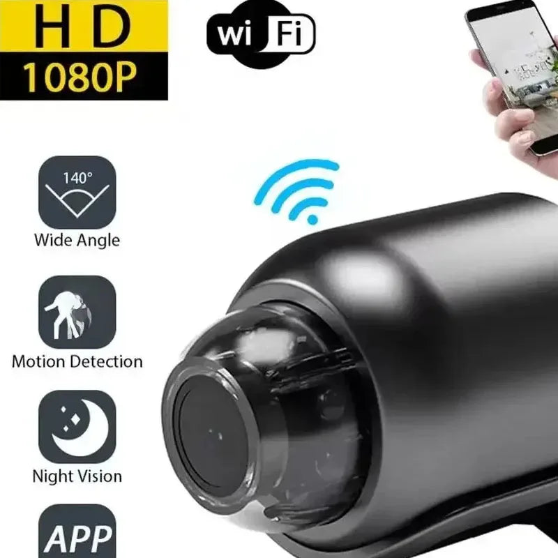 1080P HD Mini caméra WiFi sécurité intérieure Surveillance bébé moniteur Vision nocturne caméscope IP caméra Audio enregistreur vidéo