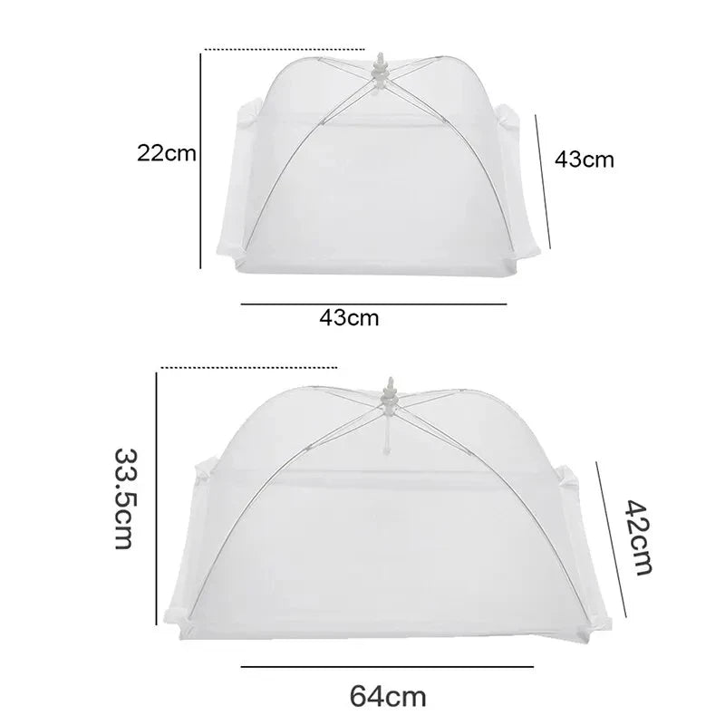 Couverture alimentaire en maille pliable et lavable, couverture anti-mouches pour Tables, protection contre les insectes, couvre-plats, accessoires de rangement de cuisine à domicile