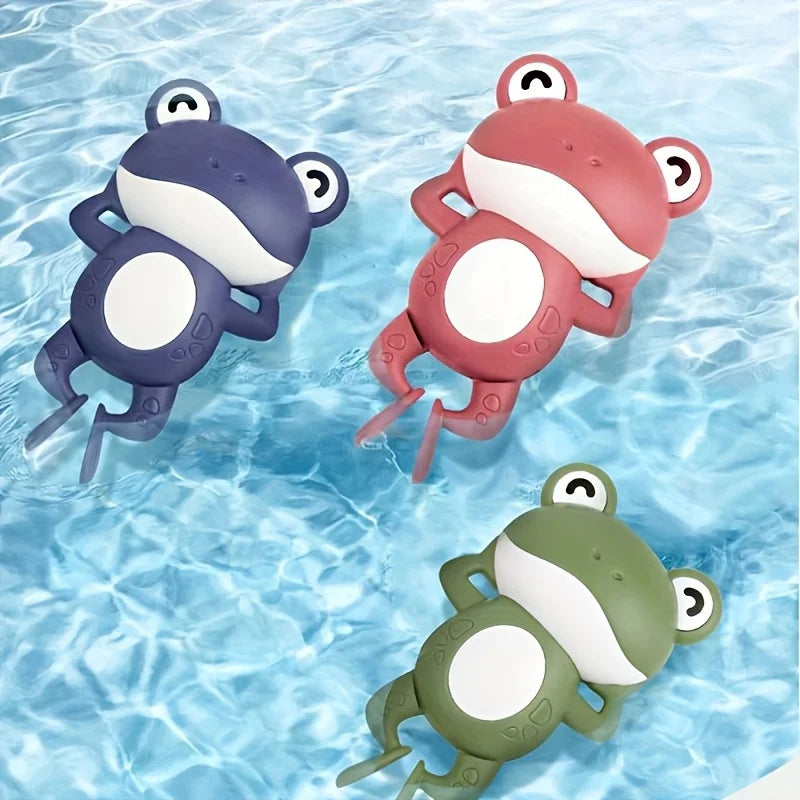 Jouet de bain grenouille-plastique Non toxique, adapté aux jeux d'eau, partenaire idéal de jeu de douche et de piscine, cadeau pour les vacances d'été
