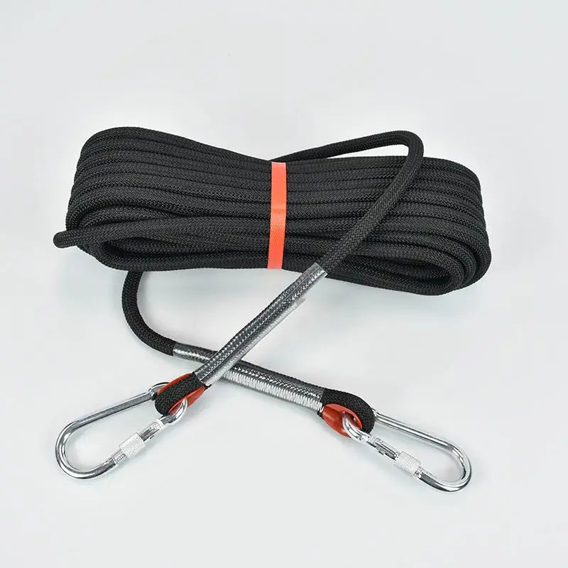 Corde de sécurité pour l'alpinisme en extérieur, corde de descente lente pour opérations en haute altitude, corde de sauvetage spéciale en polyester résistant à l'usure