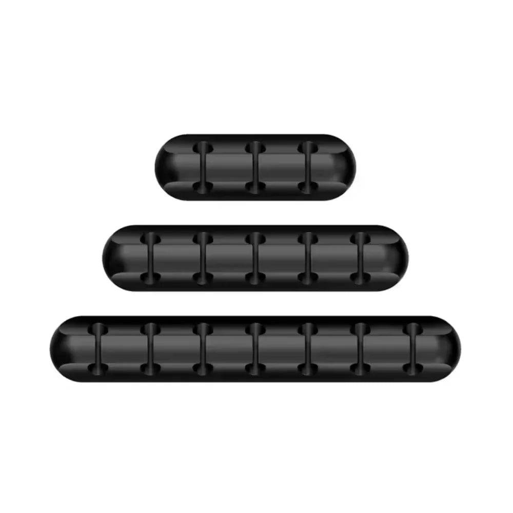 Enrouleur de câble USB en Silicone, organisateur de fil de câble, Clips de gestion auto-adhésifs pour souris, clavier, casque, pour iPhone Huawei