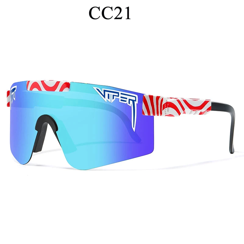Lunettes de soleil Pit Viper pour adultes, idéales pour le cyclisme, la conduite et le sport en extérieur. Protection UV400. Lunettes de soleil tendance pour hommes et femmes