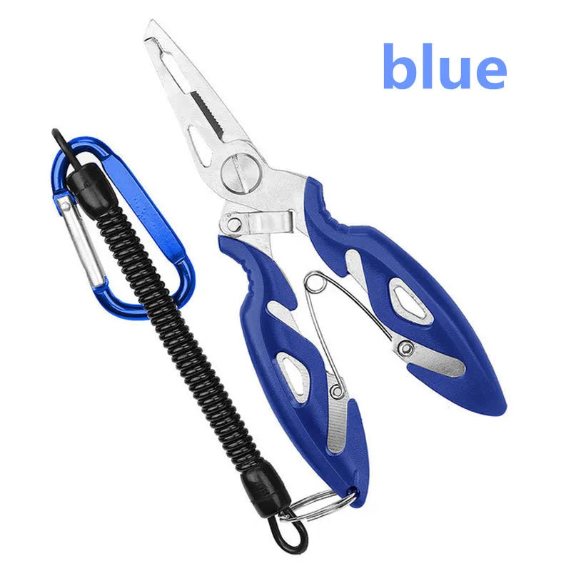 Pince de pêche, coupe-fil, ciseaux, mini dégorgeoir, outils multifonctions, nouvelle mâchoire à bec noir, plomb de pêche d'extérieur