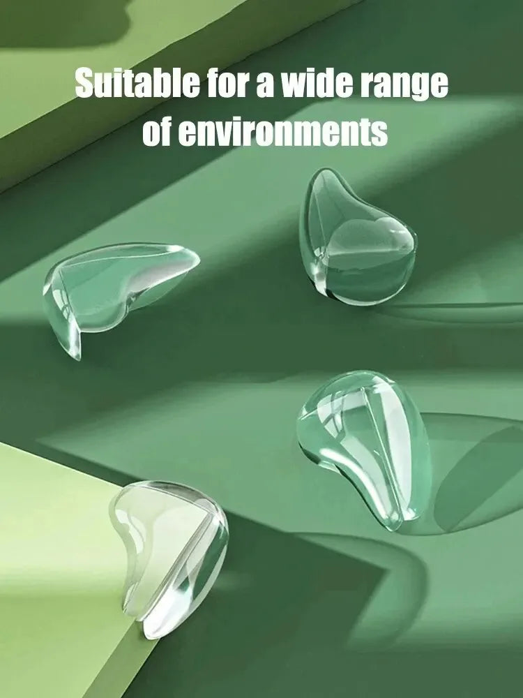 Protecteur d'angle transparent Anti-collision pour Table basse, revêtement d'angle doux pour enfants, décor de salon, 4 à 10 pièces