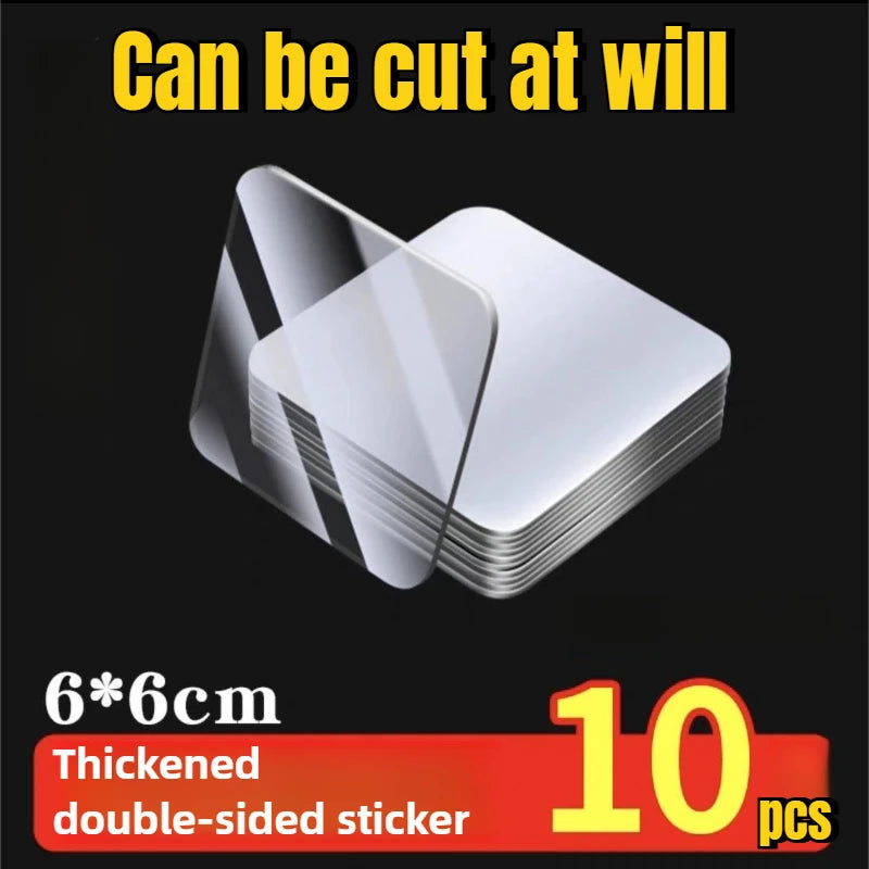 Transparent double-sided adhesive tape, strong double-sided adhesive tape, waterproof wall stickers suitable for bathrooms