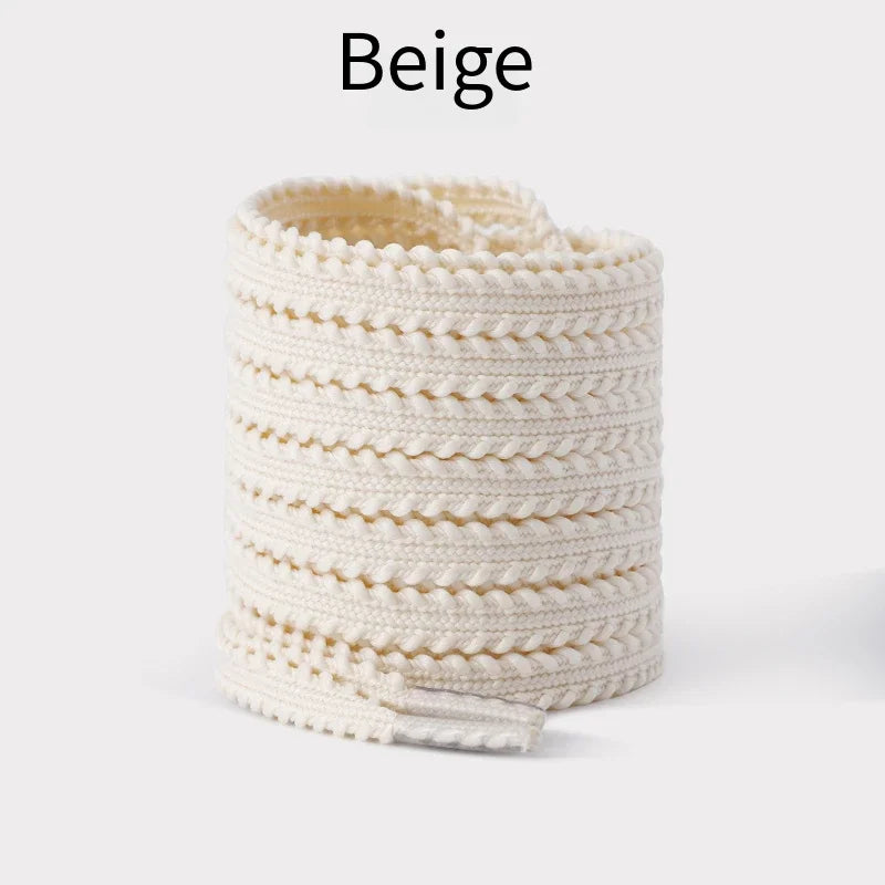 1 paire de lacets élastiques plats pour chaussures, baskets et tennis, longueur 120/140/160 cm. Accessoires pour chaussures
