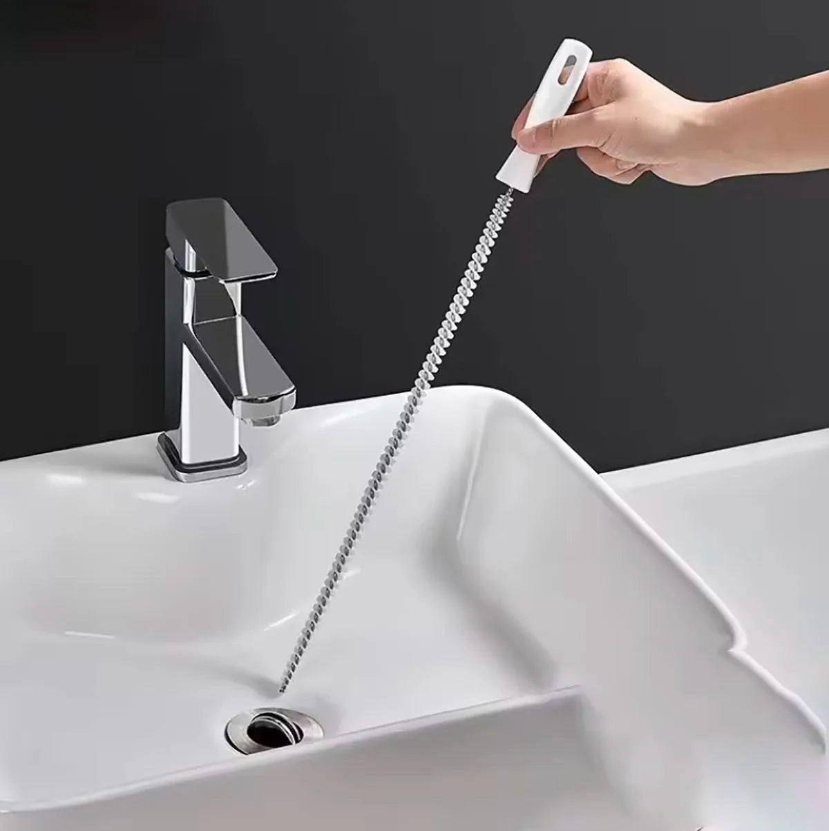 Déboucheur de canalisations, nettoyeur de cheveux, brosse de nettoyage pour évier et réfrigérateur, outil de débouchage de canalisations