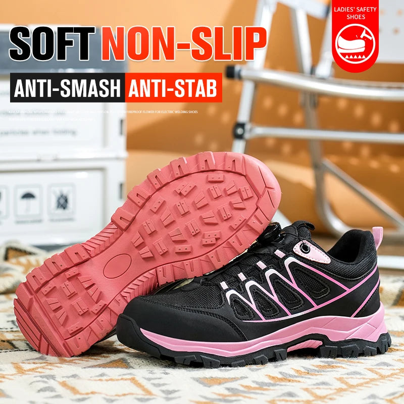 Chaussures de sécurité de travail pour hommes, baskets de protection légères, chaussures légères pour femmes, respirantes, Anti-perforation