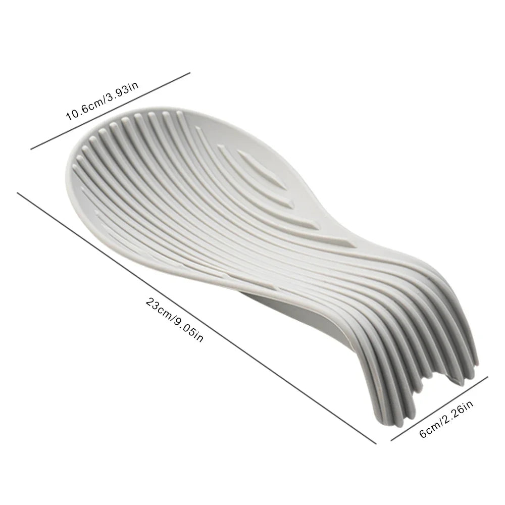 1/4 pièces Porte-cuillères isolé en silicone résistant à la chaleur, set de table, porte-cuillères, étagère à couverts, ustensiles de cuisine
