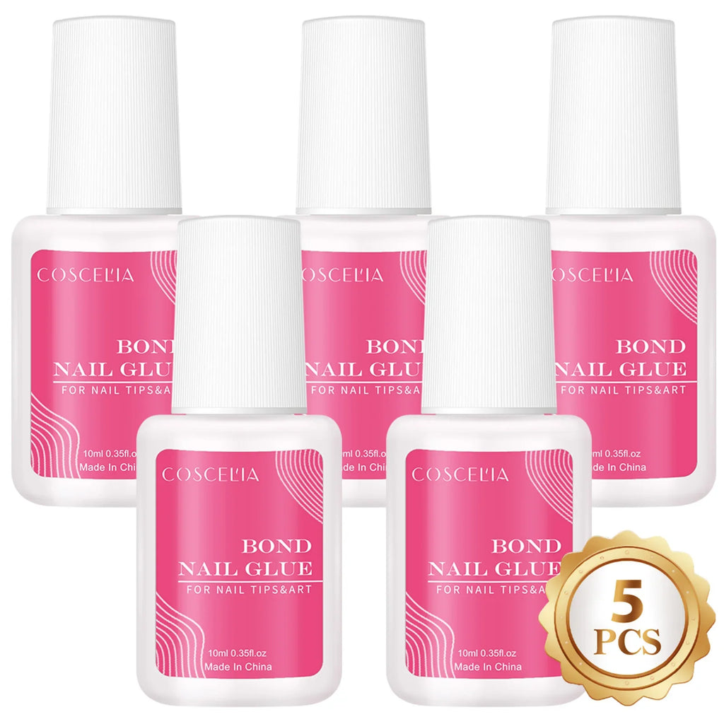 Colle à ongles COSCELIA 10G, colle pour faux ongles, colle transparente, outils pour ongles colorés
